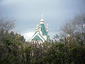 View of Holy Trinity Monastery in Jordanville, NY <br> photo credits jordanville.org