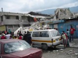 Rescue operation in Haiti.