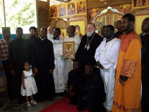Metropolitan Hilarion visits the Haitian Mission